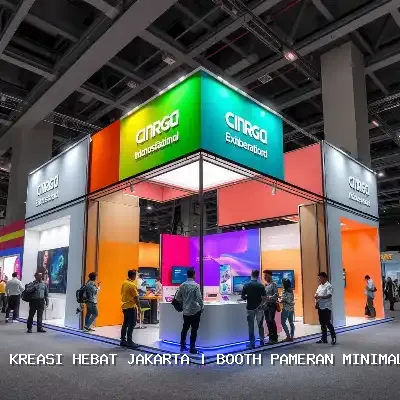 Booth Pameran Minimalis Jakarta – Desain Custom & Finishing Rapi