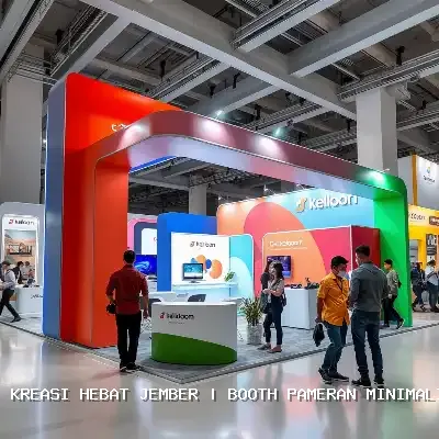 booth pameran minimalis Jember