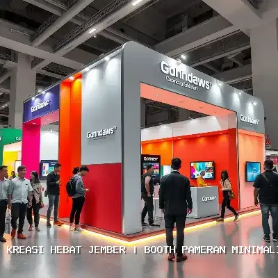 Booth Pameran Minimalis Jember