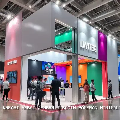 Booth Pameran Minimalis Jember