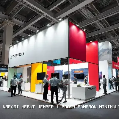 Booth Pameran Minimalis Jember