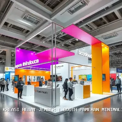 Booth Pameran Minimalis Jember
