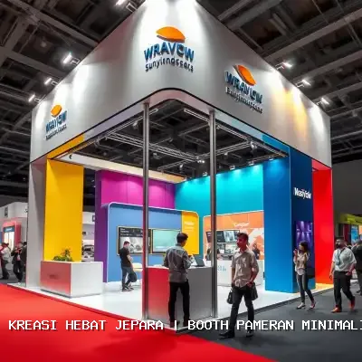 booth pameran minimalis Jepara