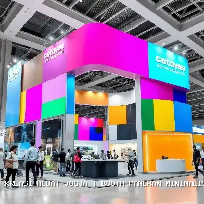booth pameran minimalis Jogja