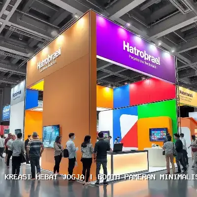 Booth Pameran Minimalis Jogja