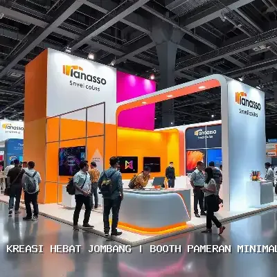 Booth Pameran Minimalis Jombang