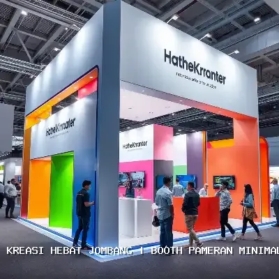 Booth Pameran Minimalis Jombang