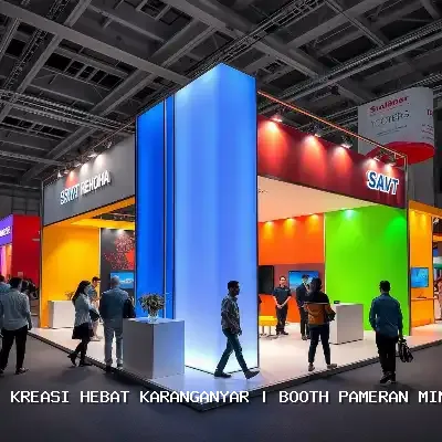Booth Pameran Minimalis Karanganyar