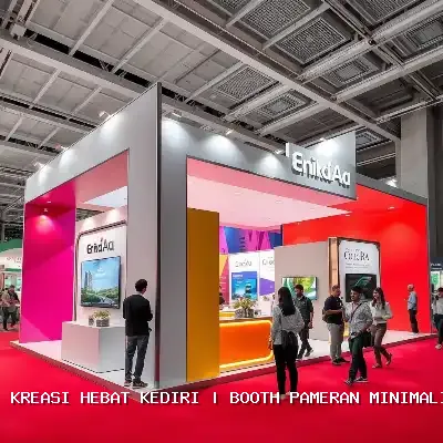 Booth Pameran Minimalis Kediri