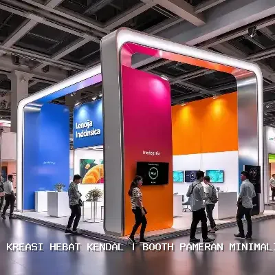 booth pameran minimalis Kendal
