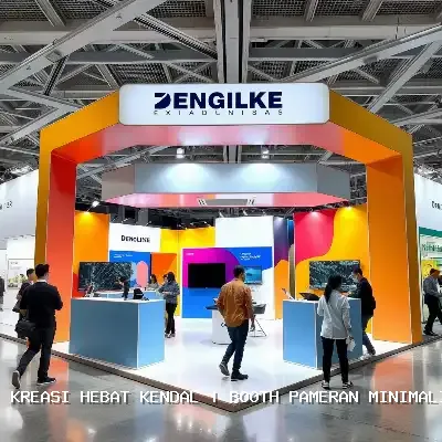 Booth Pameran Minimalis Kendal