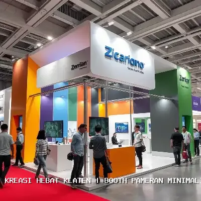 booth pameran minimalis Klaten
