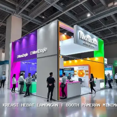 booth pameran minimalis Lamongan