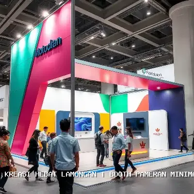 Booth Pameran Minimalis Lamongan