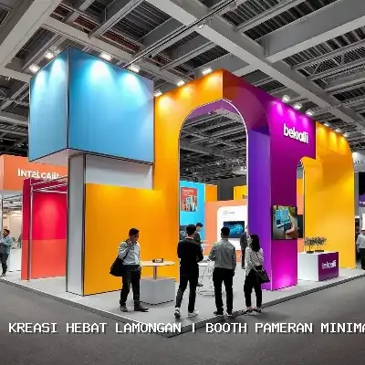 Booth Pameran Minimalis Lamongan
