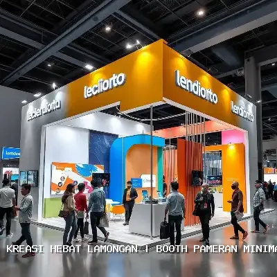 Booth Pameran Minimalis Lamongan