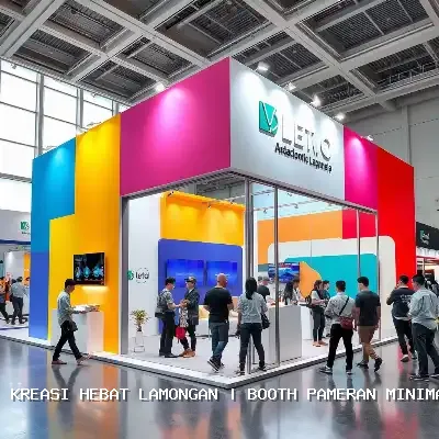 Booth Pameran Minimalis Lamongan
