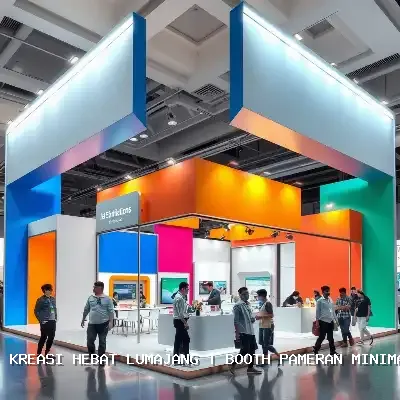 booth pameran minimalis Lumajang