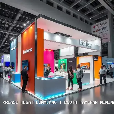 Booth Pameran Minimalis Lumajang