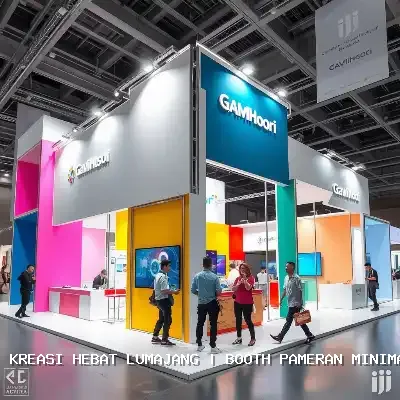 Booth Pameran Minimalis Lumajang