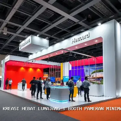 Booth Pameran Minimalis Lumajang