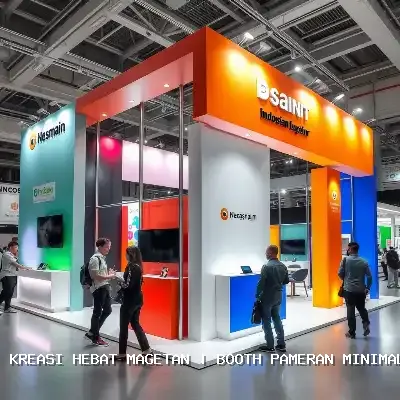 booth pameran minimalis Magetan