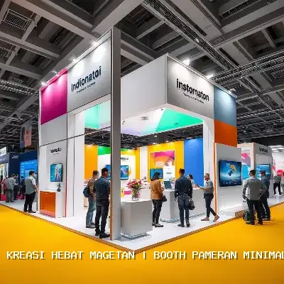Booth Pameran Minimalis Magetan