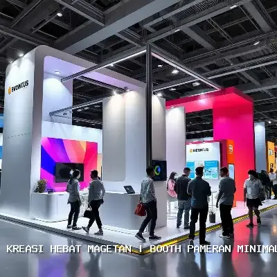 Booth Pameran Minimalis Magetan
