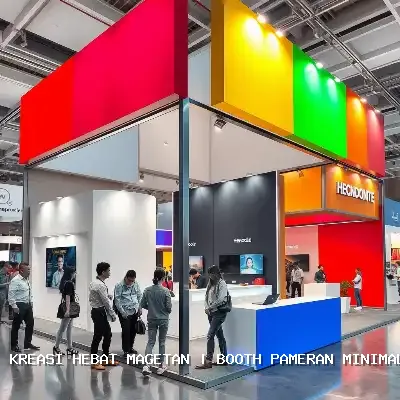 Booth Pameran Minimalis Magetan