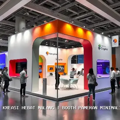 booth pameran minimalis Malang