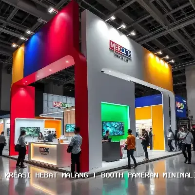 Booth Pameran Minimalis Malang – Kreasi Hebat