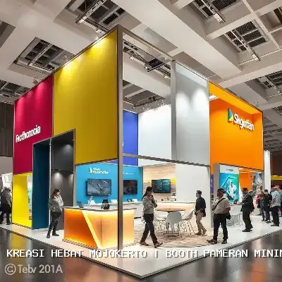 booth pameran minimalis Mojokerto