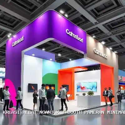 booth pameran minimalis Nganjuk