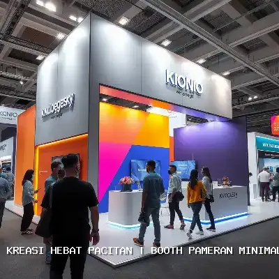 Booth Pameran Minimalis Pacitan