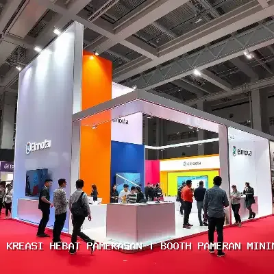 booth pameran minimalis Pamekasan