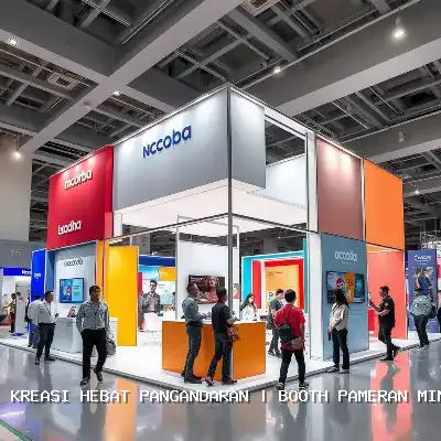 booth pameran minimalis Pangandaran
