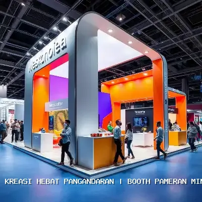 Booth Pameran Minimalis Pangandaran – Desain Custom dan Finishing Rapi