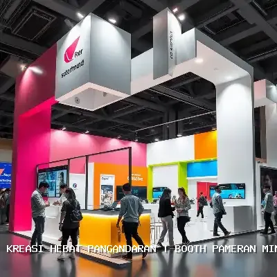 Booth Pameran Minimalis Pangandaran – Desain Custom dan Finishing Rapi