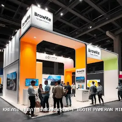 Booth Pameran Minimalis Pangandaran – Desain Custom dan Finishing Rapi