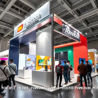 Booth Pameran Minimalis Pangandaran – Desain Custom dan Finishing Rapi