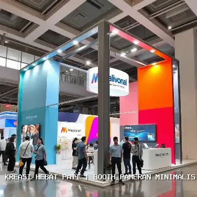 Booth Pameran Minimalis Pati – Solusi Desain Eksklusif