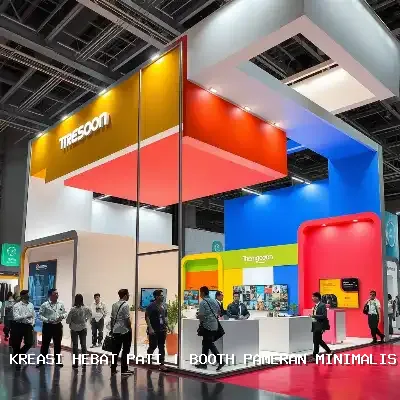 Booth Pameran Minimalis Pati – Solusi Desain Eksklusif