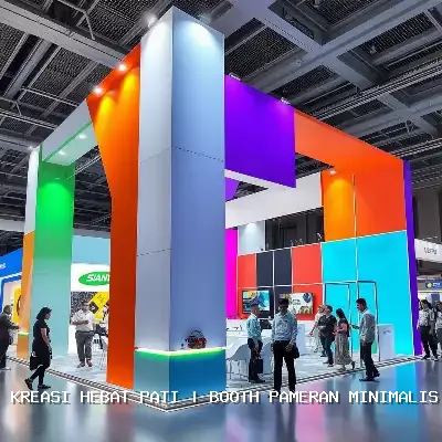 Booth Pameran Minimalis Pati – Solusi Desain Eksklusif