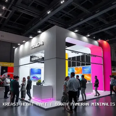 Booth Pameran Minimalis Pati – Solusi Desain Eksklusif