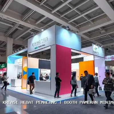 booth pameran minimalis Pemalang