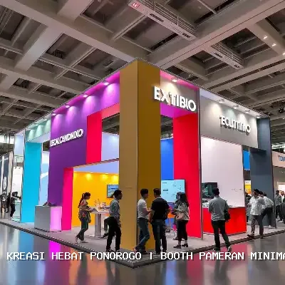 booth pameran minimalis Ponorogo