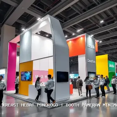 Booth Pameran Minimalis Ponorogo