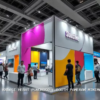 Booth Pameran Minimalis Ponorogo