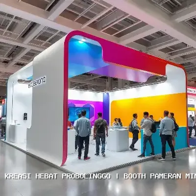 Portfolio Booth Pameran Minimalis Probolinggo