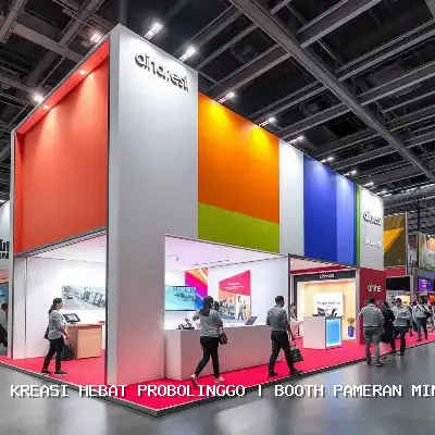 Portfolio Booth Pameran Minimalis Probolinggo